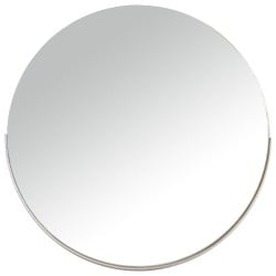 Wall mirror Alexandra House Living Silver Metal 8 x 72 x 72 cm Circular