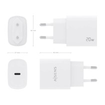 Wall Charger Aisens A110-0752 White 20 W (1 Unit)