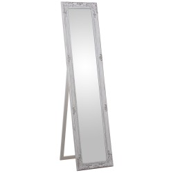 Free standing mirror Alexandra House Living White 6 x 39 x 156 cm Worn