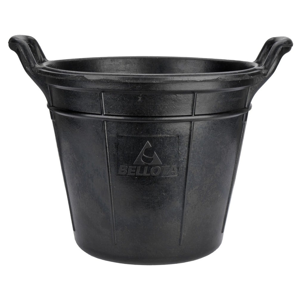 Bucket with Handle Bellota 18 L industrial Black Latex rubber Resistant