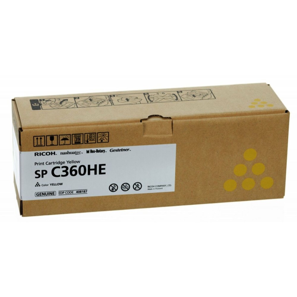 Toner original Ricoh 408187 Jaune Noir