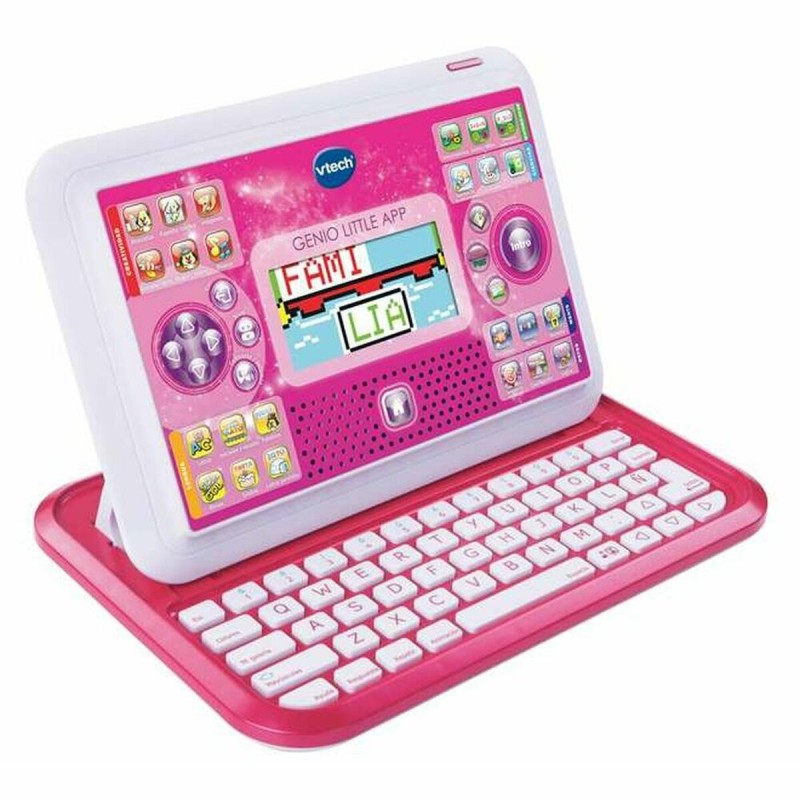 Ordinateur-jouet Vtech Little App ES 18 x 26 x 4 cm Rose