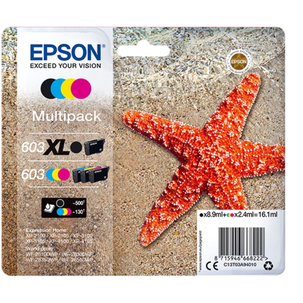 Original Ink Cartridge Epson 603 XL Black