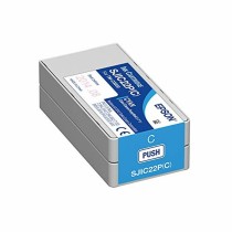 Original Punkt-Matrix-Band Epson SJIC22P(C): Ink cartridge for ColorWorks C3500 (Cyan)