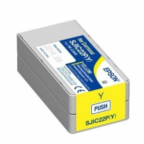 Original Ink Cartridge Epson SJIC22P(Y): Ink cartridge for ColorWorks C3500 (yellow)