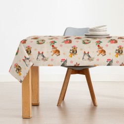 Stain-proof resined tablecloth Belum Christmas Multicolour 300 x 150 cm