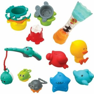 Ensemble de Jouets pour la Salle de Bain Infantino Bath Set 17 Pièces aquatique