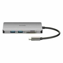 Hub USB C D-Link DUB-M810 Silberfarben 100 W