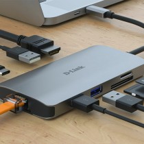 Hub USB C D-Link DUB-M810 Argenté 100 W