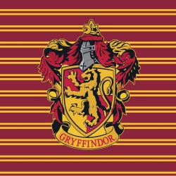 Bettdeckenbezug Harry Potter Gryffindor Shield Bunt 175 Fäden 140 x 200 cm Einzelmatratze