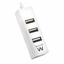 Hub USB Ewent EW1122 Weiß 3600 W