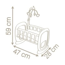 Cradle for dolls Smoby 42 cm