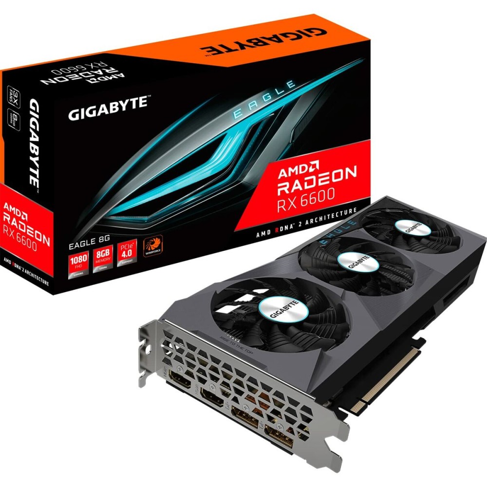 Grafikkarte Gigabyte GV-R66EAGLE-8GD AMD Radeon RX 6600 8 GB GDDR6