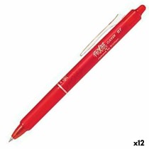 Stift Pilot Frixion Clicker Löschbare Tinte Rot 0,4 mm 12 Stück