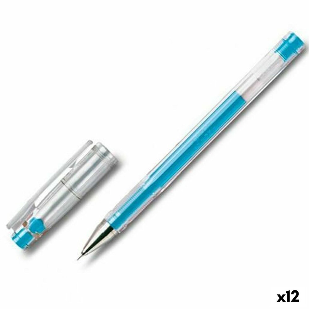 Gel-Stift Pilot G-TEC C4 Blau Hellblau 0,2 mm (12 Stück)