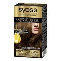 Dauerfärbung   Syoss Olio Intense Ohne Ammoniak Nº 5,86 Kastanie Karamell