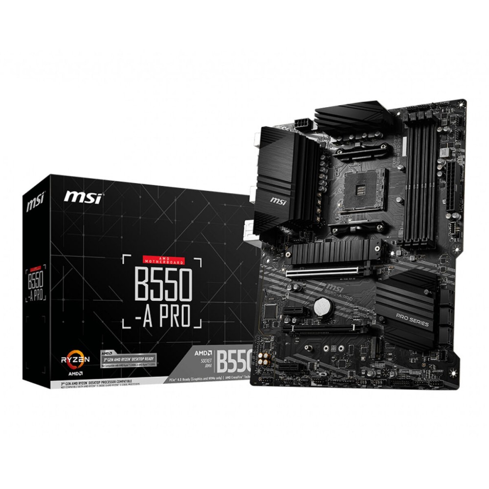 Carte Mère MSI B550-A PRO AMD B550 AMD AMD AM4