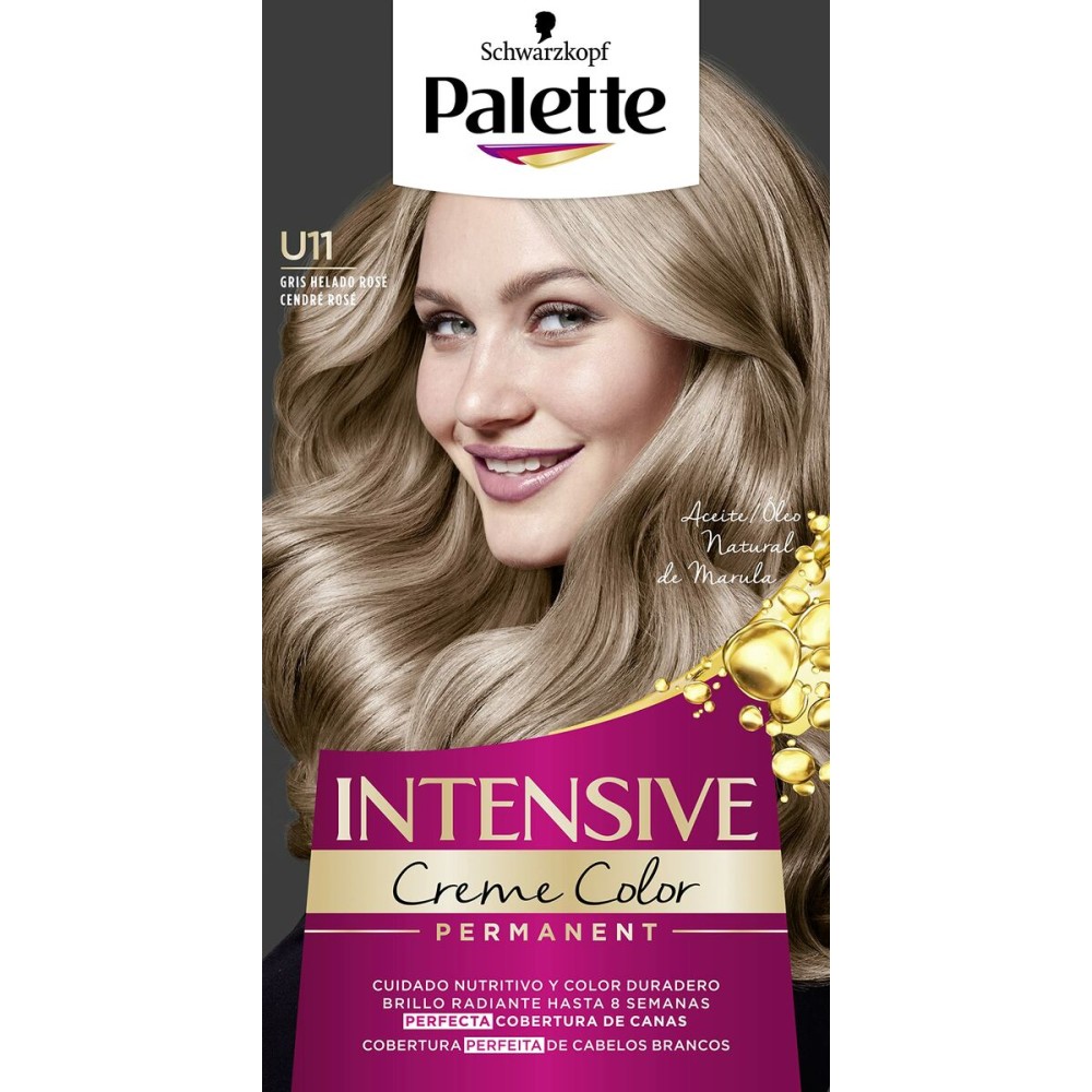 Teinture permanente Schwarzkopf Intensive Rose/Gris U11 (1 Unités)