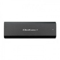 Externe Box Qoltec 50312 Schwarz