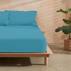 Fitted bottom sheet Decolores Liso Double Smooth