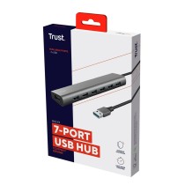 USB Hub Trust 24967 Grey Silver (1 Unit)