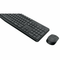 Keyboard and Wireless Mouse Logitech MK235 Grey QWERTY Qwerty US