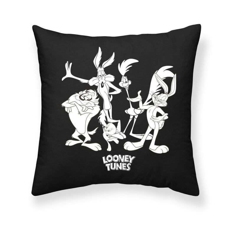 Kissenbezug Looney Tunes Looney B&w A Schwarz Bunt 45 x 45 cm