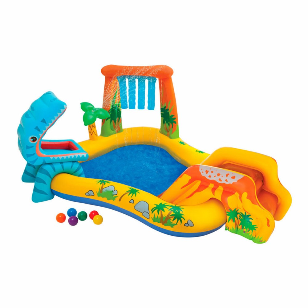 Inflatable Paddling Pool for Children Intex Ocean Play Center PVC 216 L 249 x 191 x 109 cm