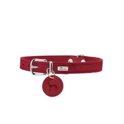 Dog collar Hunter Aalborg Red S/M 37-43 cm