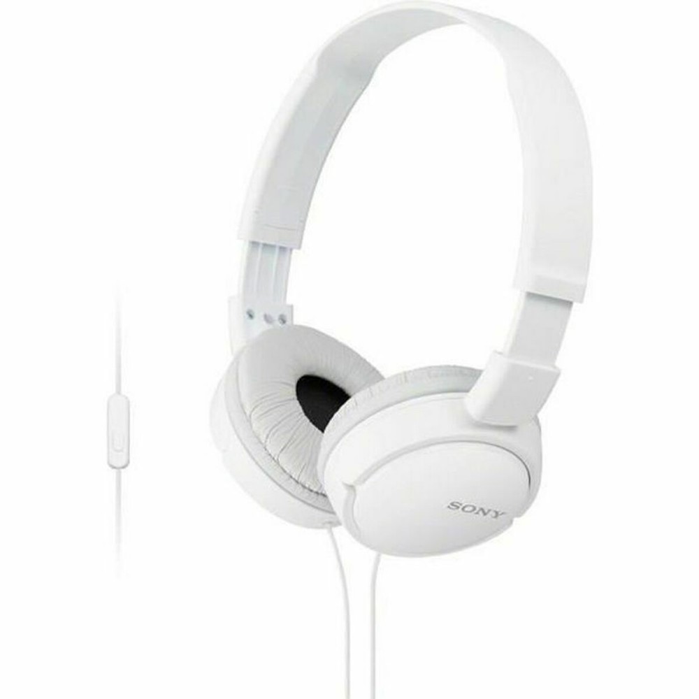 Casques avec Microphone Sony MDRZX110APW   * Blanc