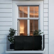 Selbstinstallierbares Solar-Kit Flex Full Black 400 W x2 ultraleichte und flexible Solarmodule. Verwendung für Balkon.