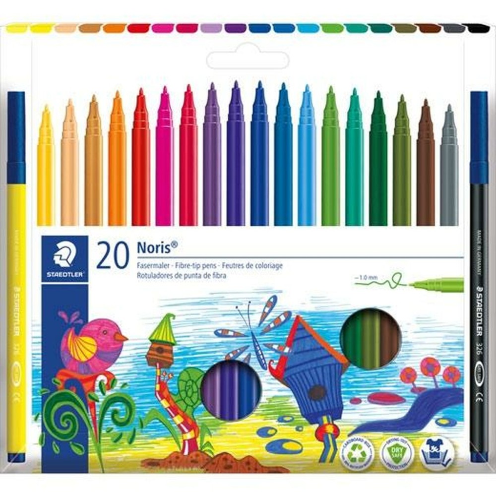 Ensemble de Marqueurs Staedtler Noris 326 Multicouleur (5 Unités)