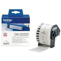 Endlospapier für Drucker Brother DK-22223 Weiß 50 mm x 30,48 m Schwarz (3 Stück)