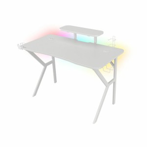 Table Gaming Genesis Holm 320 RGB Blanc