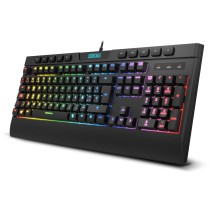 Keyboard with Gaming Mouse Krom Kalyos RGB Black