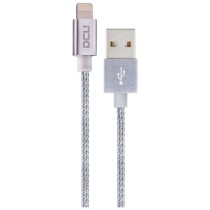 Câble de chargement USB Lightning  iPhone DCU 34101205 Argenté 1 m