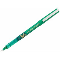 Liquid ink pen Pilot V-7 Hi-Tecpoint Green 0,5 mm (12 Units)