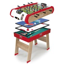 Tischfußball Smoby Powerplay 4 in 1 87 x 120 x 90 cm