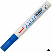 Permanent marker Uni-Ball PX-20 Blue (12 Units)