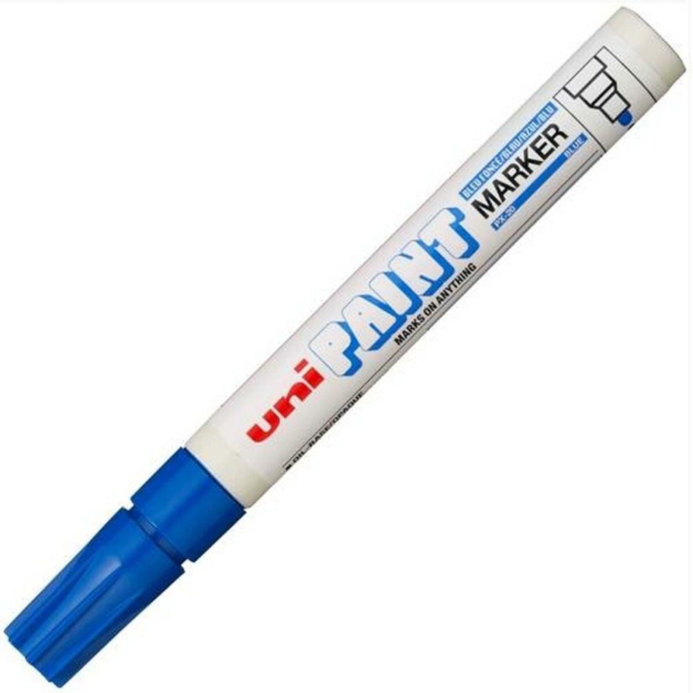 Marqueur permanent Uni-Ball PX-20 Bleu (12 Unités)