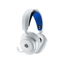 Headphones with Microphone SteelSeries Arctis Nova 7P White