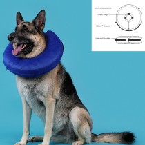 Genesungshalsband für Hunde KVP Kong Cloud Blau Aufblasbar (25-33 cm)