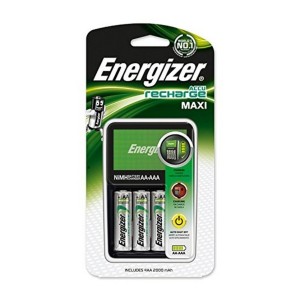 Chargeur + Piles Rechargeables Energizer Maxi Charger AA AAA HR6