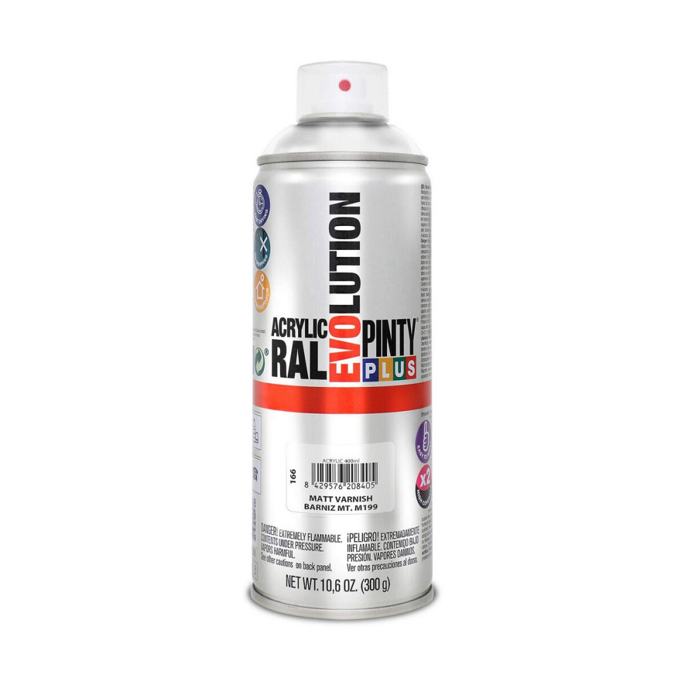 Varnish Spray Pintyplus Evolution M199 400 ml Matt Colourless