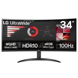 Monitor LG 34WR50QK-B Wide Quad HD 34" 100 Hz