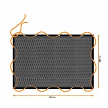 Abschleppnetz Black & Decker 2 x 3 m Kunststoff