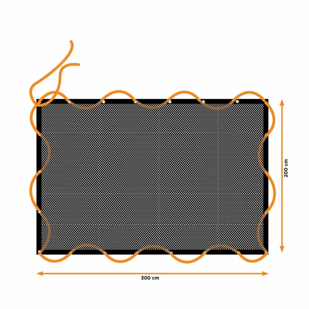 Towing net Black & Decker 2 x 3 m Plastic