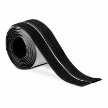 Doppelseitiges Klebeband Inofix 2144-3 Schwarz 1,5 m x 2 cm Haken und Schlaufenverschluss