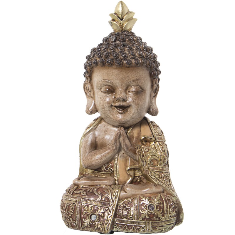 Deko-Figur Alexandra House Living Acryl Kunststoff Melamine Buddha 13 x 10 x 23 cm