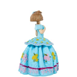 Deko-Figur Alexandra House Living Menina Celeste Acryl Kunststoff Melamine 11 x 11 x 15 cm